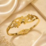 Bracelet - 002 Floral Open Bracelet