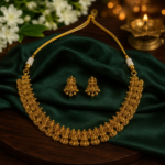 Temple Coin Necklace Set - 016