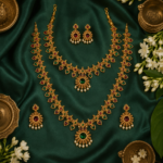 Traditional Bridal Necklace Set - 015 | DHEEBHAV Fashions