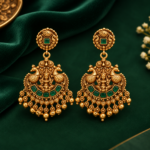 Temple Peacock Earrings - 001